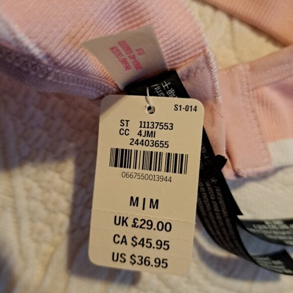 Pink Victoria's Secret size Medium Cool & Comfy wireless light lined, New - Picture 4 of 6